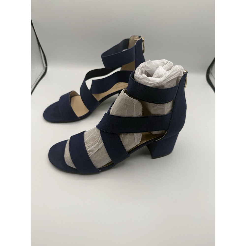 Liz Claiborne Blue Heel Sandal Shoes 9